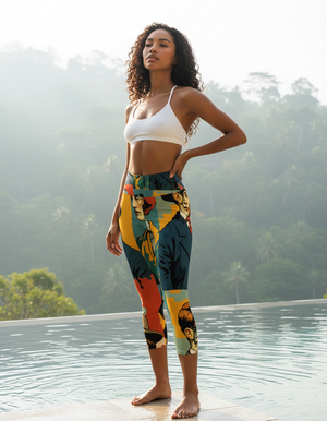 Montmartre Capri Yoga Leggings Capri Yoga Leggings — Dripper