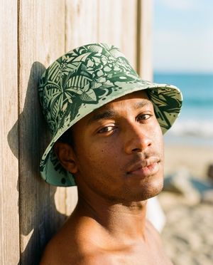 Jelly Mint Lani Uli bucket hats