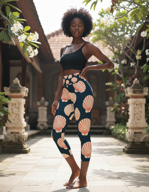 Nautilus Capri Yoga Leggings Capri Yoga Leggings — Dripper