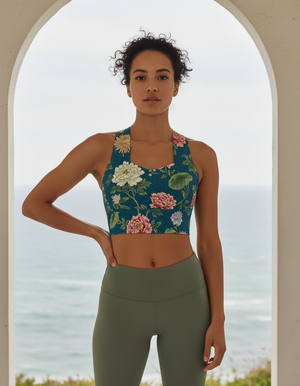 Chinese Collection longline sports bras