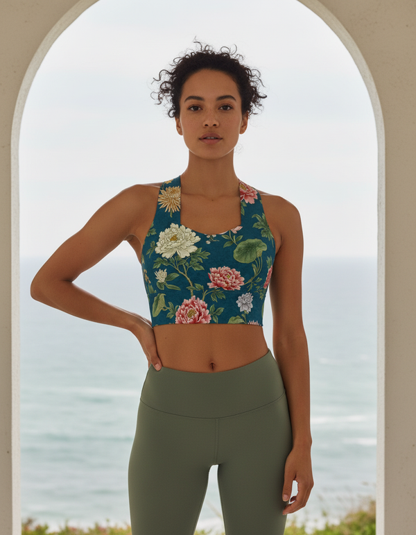 Chinese Collection longline sports bras