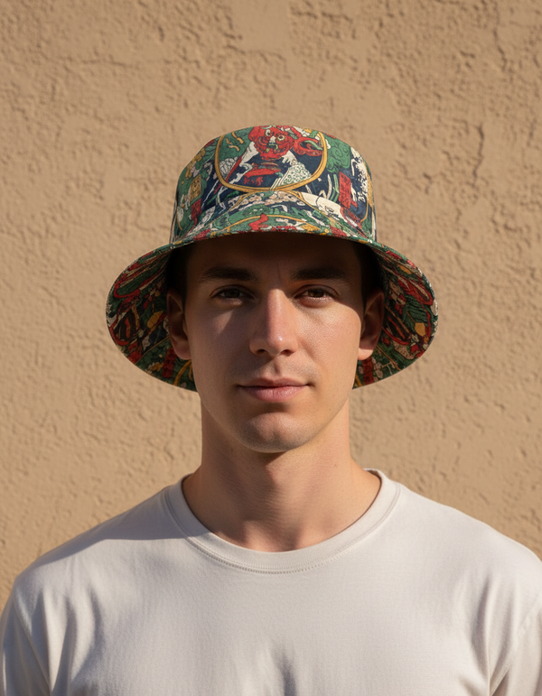 Yoshitoshi Collection bucket hats
