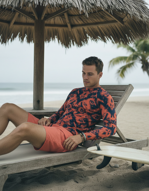Men's Rhodonite Knot men's rashguards