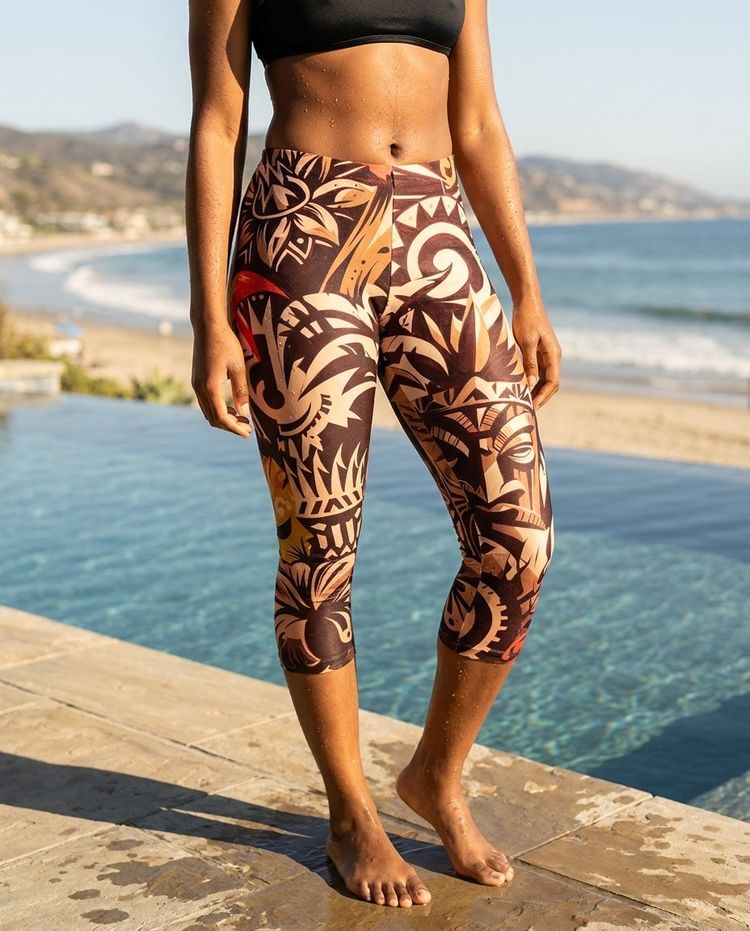 Nalu Lehua swim & gym leggings