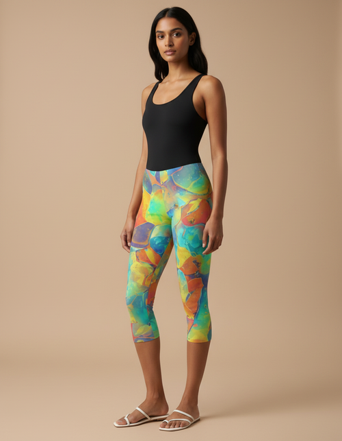 Lustre Capri Leggings Capri Leggings — Dripper