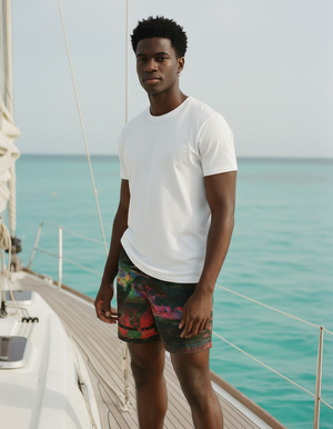 Lime Haze Men's Swim Trunks Men's Swim Trunks — Dripper