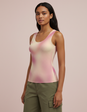 Women's Millennial Pink Chroma tank tops