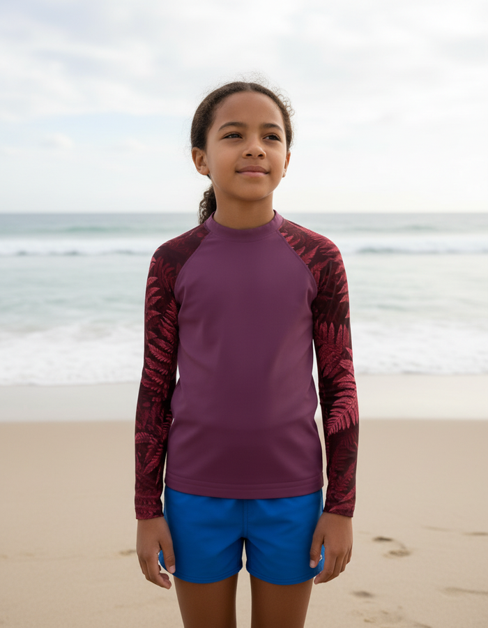 Rashguard — Kids Amaranth Emerald