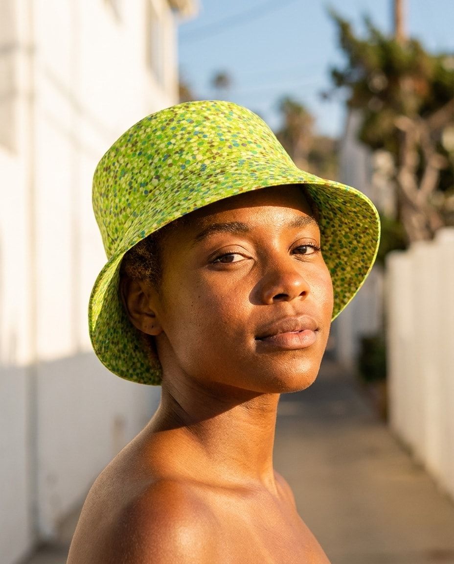 Lime Sumi bucket hats — view 1 of 2