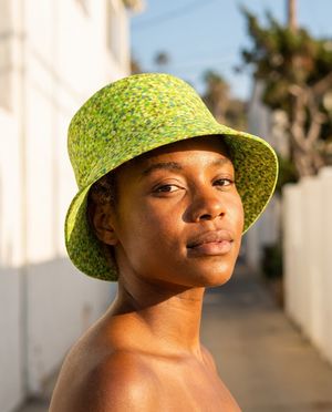 Unisex Lime Sumi Bucket Hat Bucket Hat — Lolekai