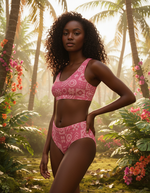 Fleur High-Waisted Bikini High-Waisted Bikini — Dripper