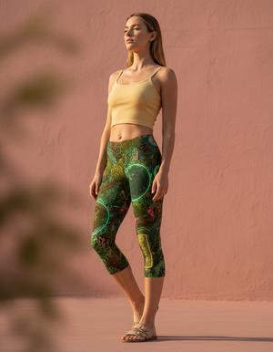 Elysium Leggings Capri Leggings — Dripper