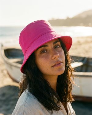 Electric Fuchsia Clementine bucket hats