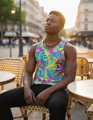 Iridescence Tank Top Men's Tank Top — Dripper