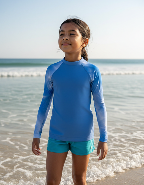 Girls Marina Frost girls rashguards