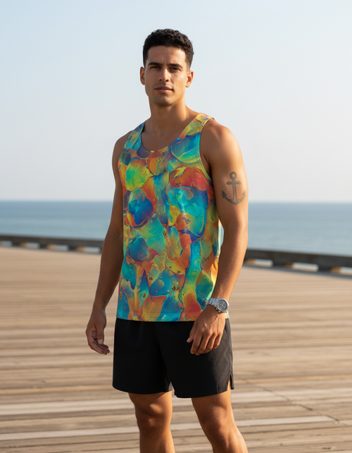Lustre Tank Top Men's Tank Top — Dripper