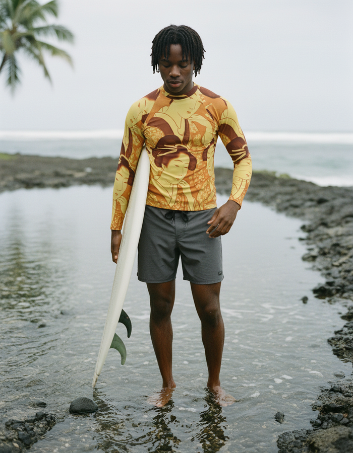 Rashguard — Men's Citrus Orange Elysium