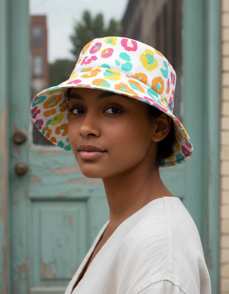 Wild Whiskers Feline Bucket Hat