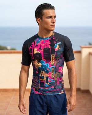 Men's Bakeneko men's rashguards