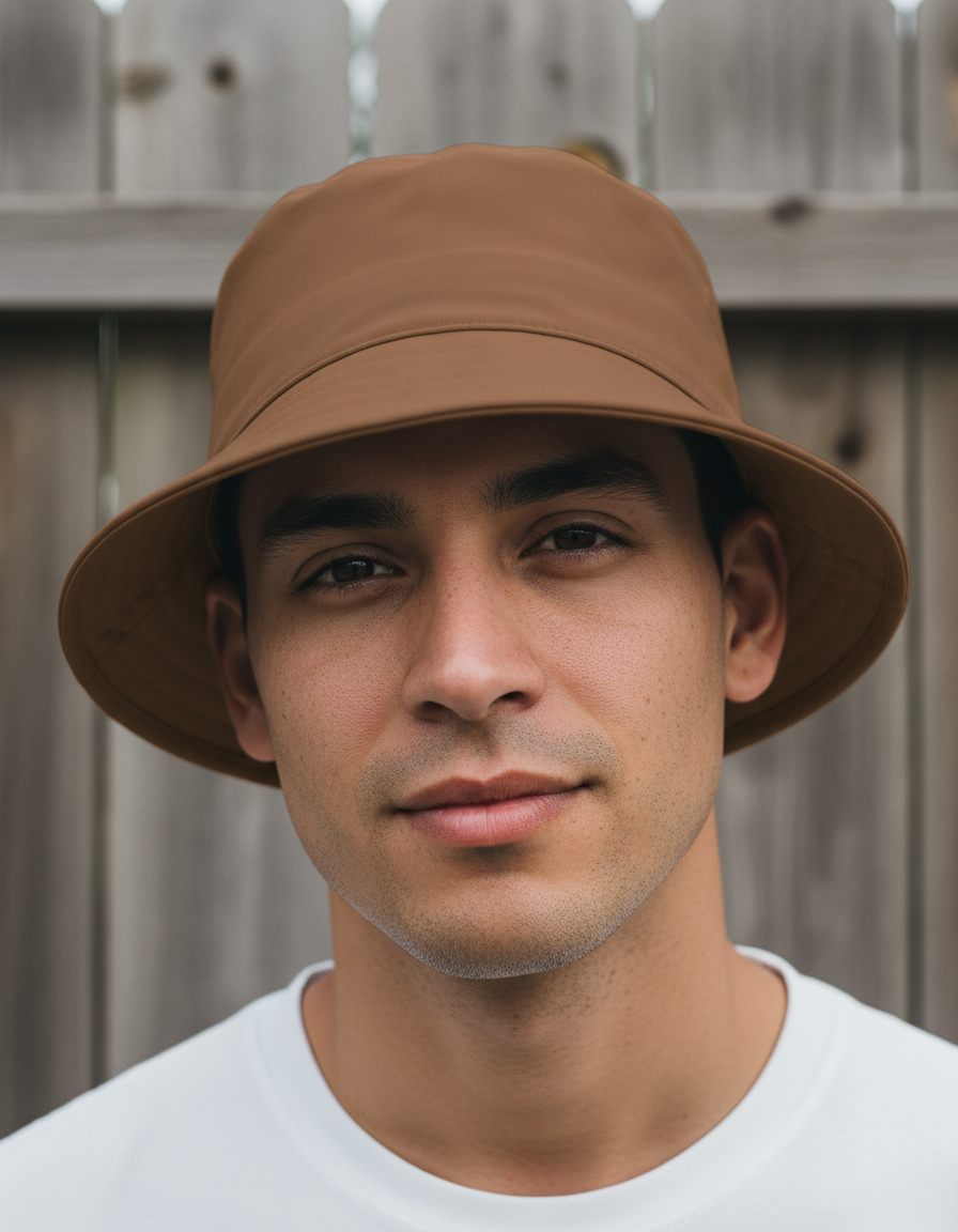 Bucket hat in Tobacco