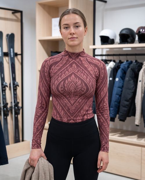 Dusty Rose Nara Base Layer Women's Rashguard — Lolekai