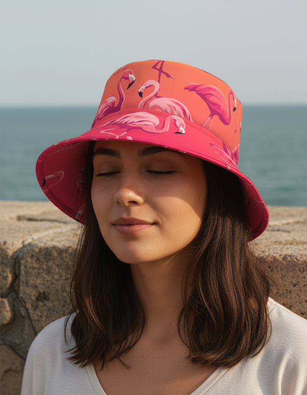 Flamingo Collection bucket hats