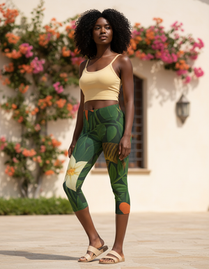 Verdant capri leggings