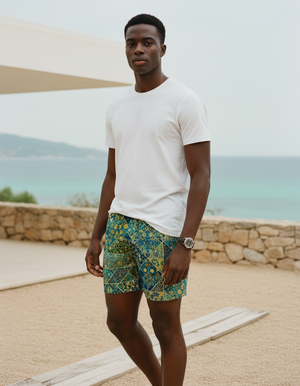 Lime Riad Men's Swim Trunks Men's Swim Trunks — Dripper