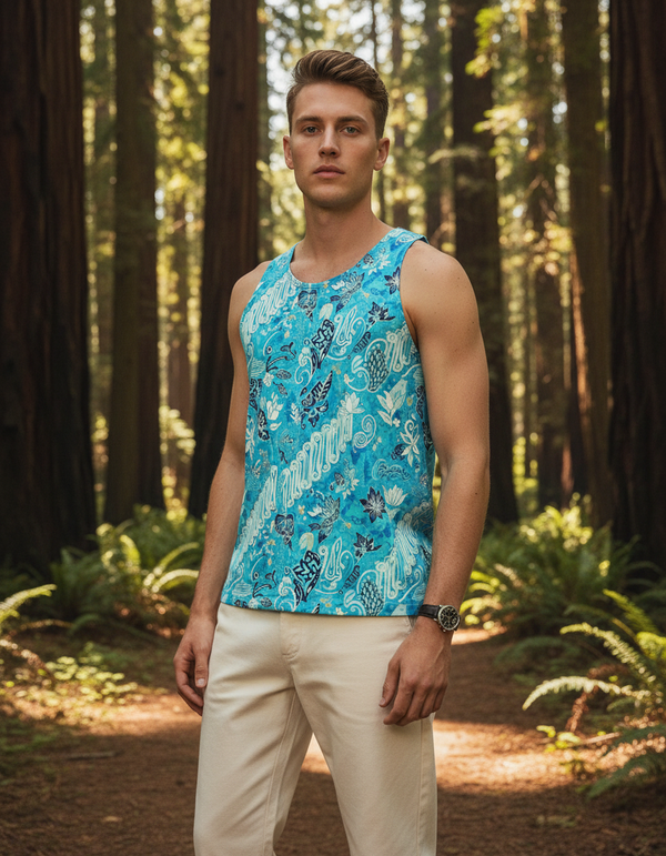 Batik Collection Tank Tops tank tops