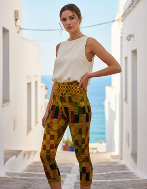 Masai Capri Yoga Leggings Capri Yoga Leggings — Dripper