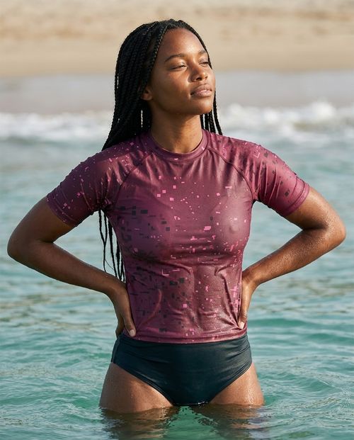 Amaranth Mirage Rash Guard Men's Rashguard — Lolekai