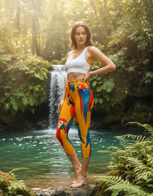 Tropique Capri Yoga Leggings Capri Yoga Leggings — Dripper