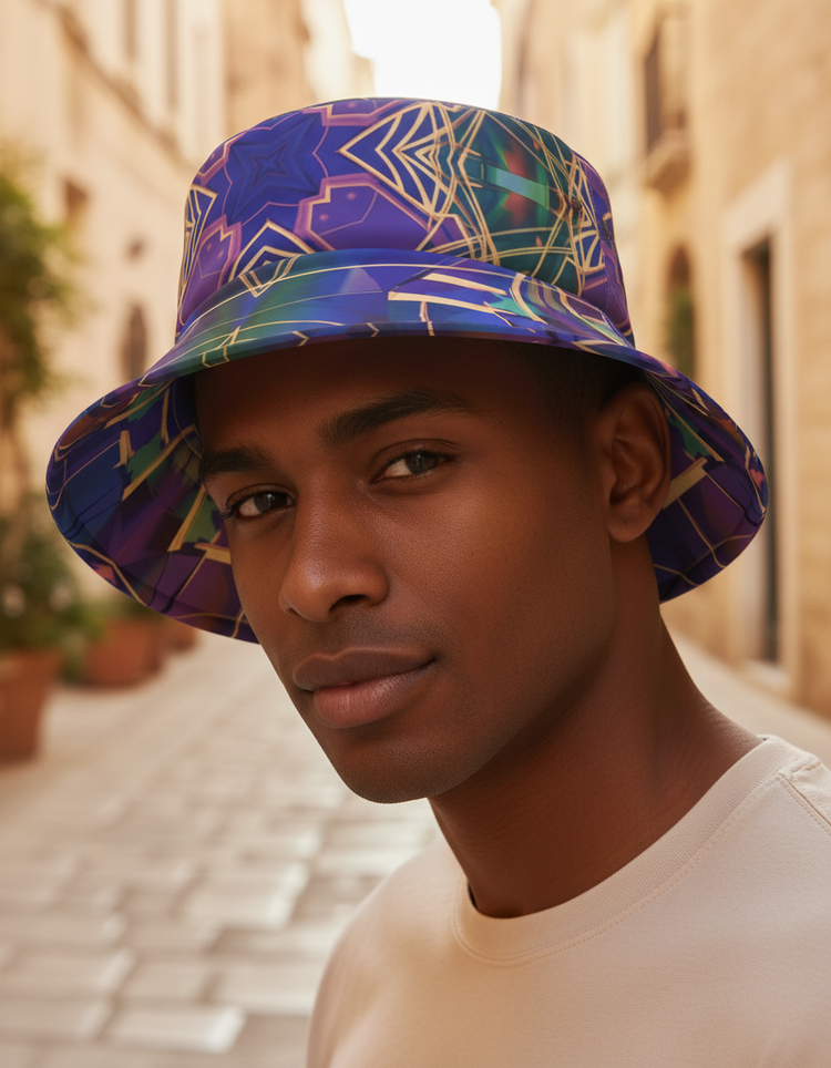 Radiant Glow Prism Bucket Hat