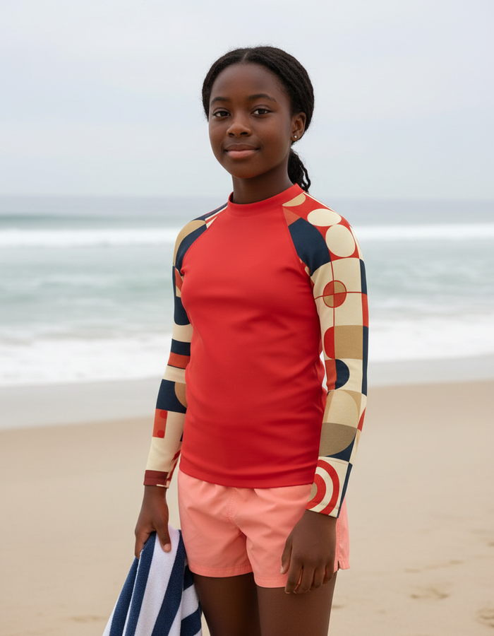 Rashguard — Youth Fiery Red Form
