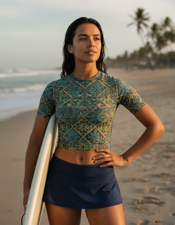 Women's Zellige Rash Guard