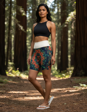 Boho Collection Yoga Shorts yoga shorts