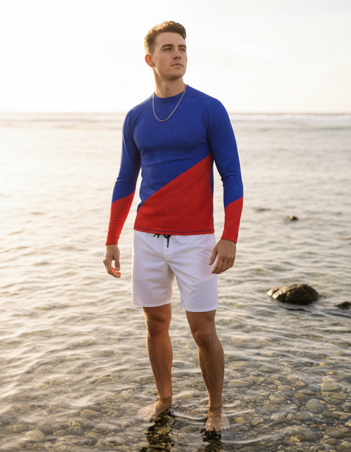 Tessera Rash Guard Men's Rashguard — Lolekai