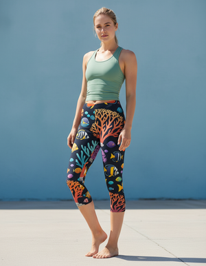 Nautilus Capri Leggings Capri Leggings — Dripper