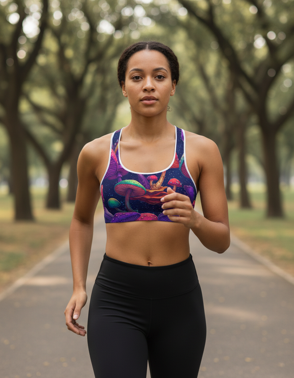 Mushroom Collection classic sports bras