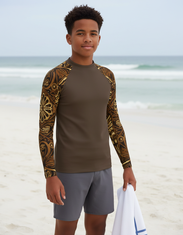 Polynesian Collection girls youth rashguards
