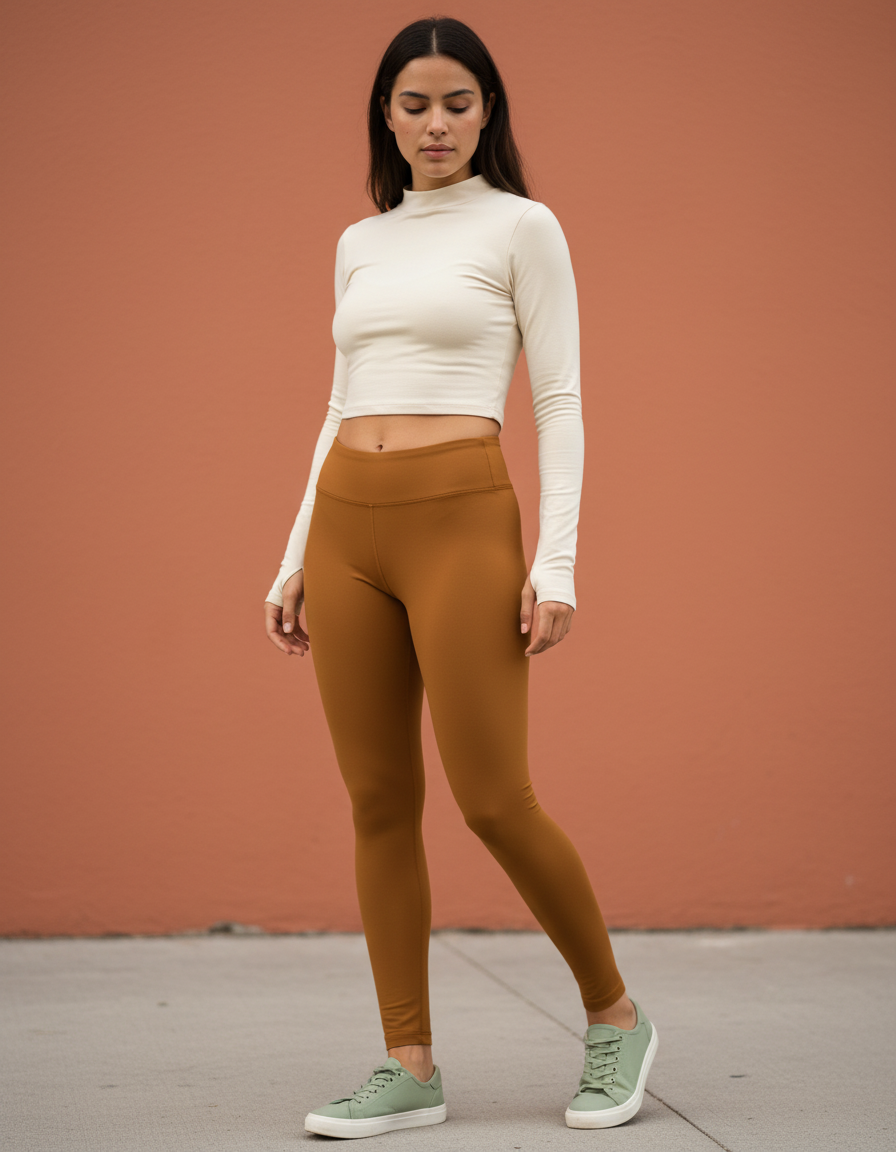 Full-Length Leggings in Copper