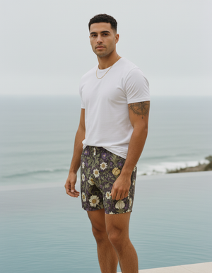 Angora Acanthus men's swim trunks