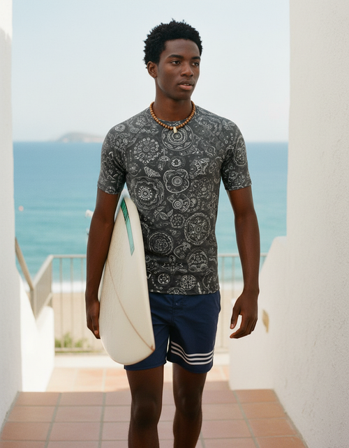 Echo Rash Guard Men's Rashguard — Dripper