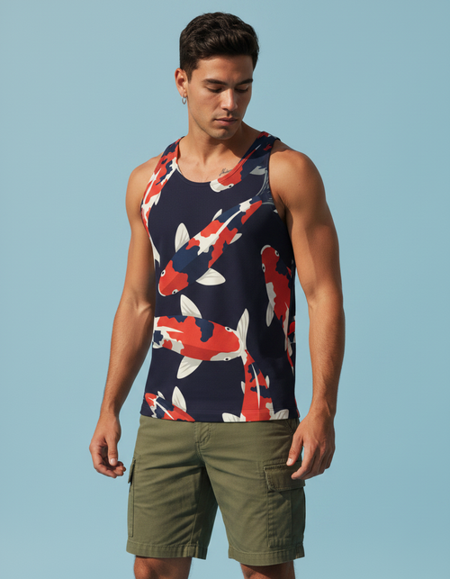Serenity Tank Top Men's Tank Top — Dripper