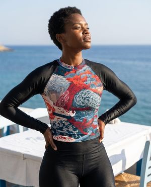 Neon Samurai Rash Guard rashguards