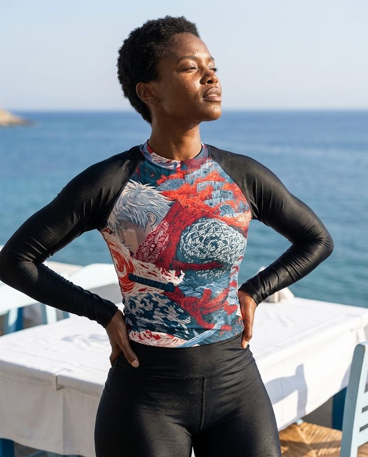 Neon Samurai Rash Guard rashguards
