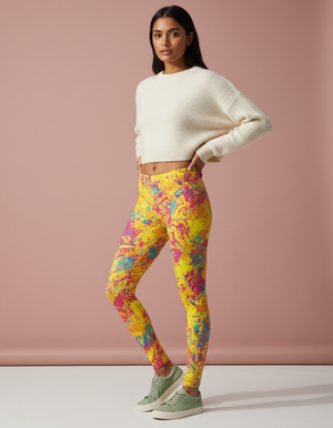 Glint full-length leggings