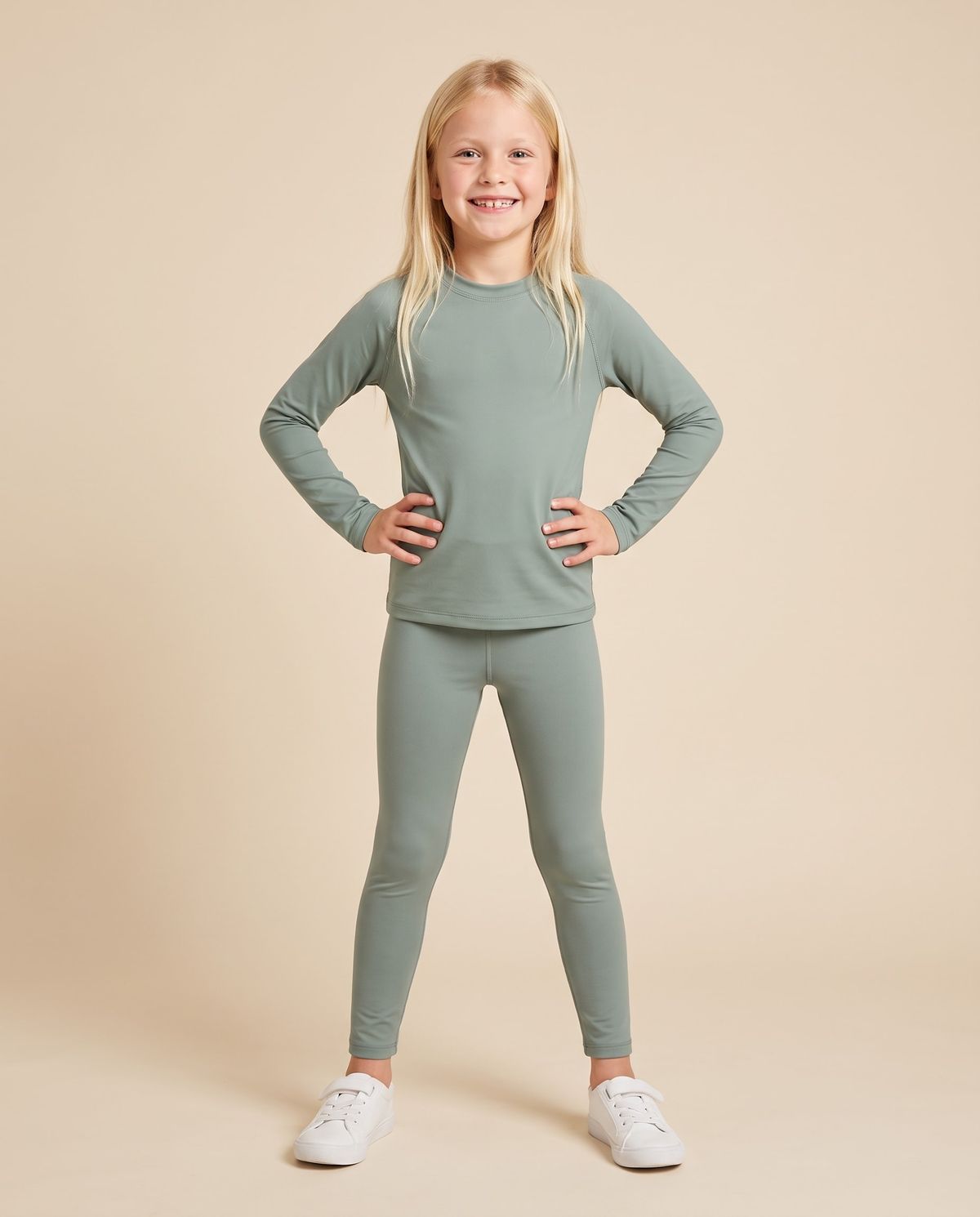 Pewter Girls Leggings Girls Leggings — Lolekai