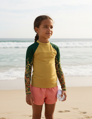 Jasmine Kids Rash Guard Kids Rash Guard — Dripper