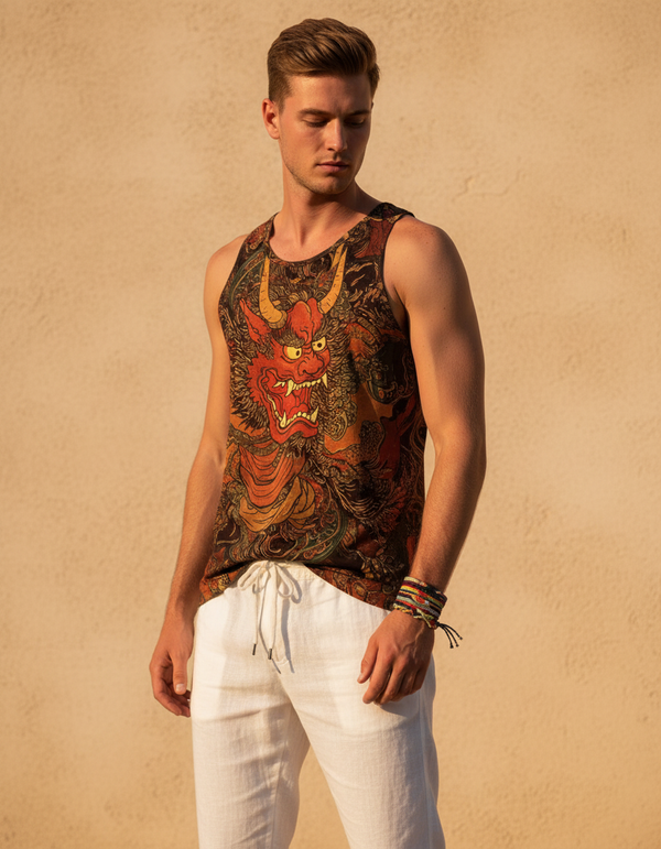Yoshitoshi Collection men's tank tops